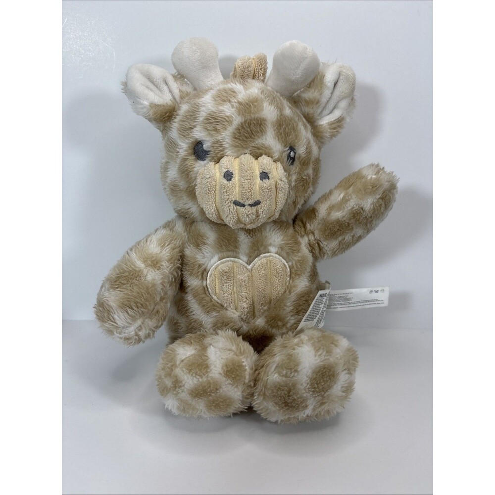 Dream Gro Giraffe Plush Stuffed Animal Toy Lullaby Soother Sound Music Heart Tan